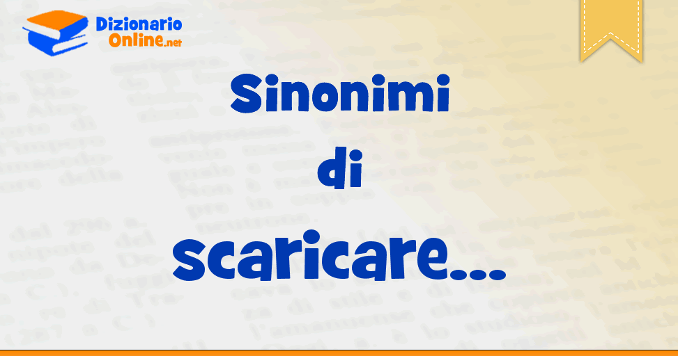 SINONIMI MASTER SCARICARE